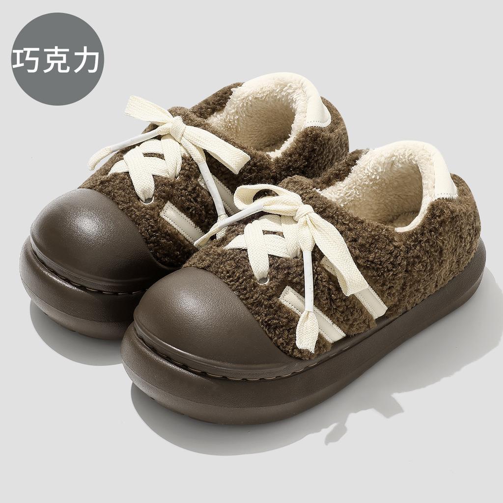 New winter soft bottom bag and cotton slippers EVA velvet home warm non-slip and wear-resistant