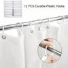 Vivid Patterned Polyester Shower Curtain - Stylish Bathroom Decor, Fun & Trendy Bath Polyester For Home And Hotel Use
