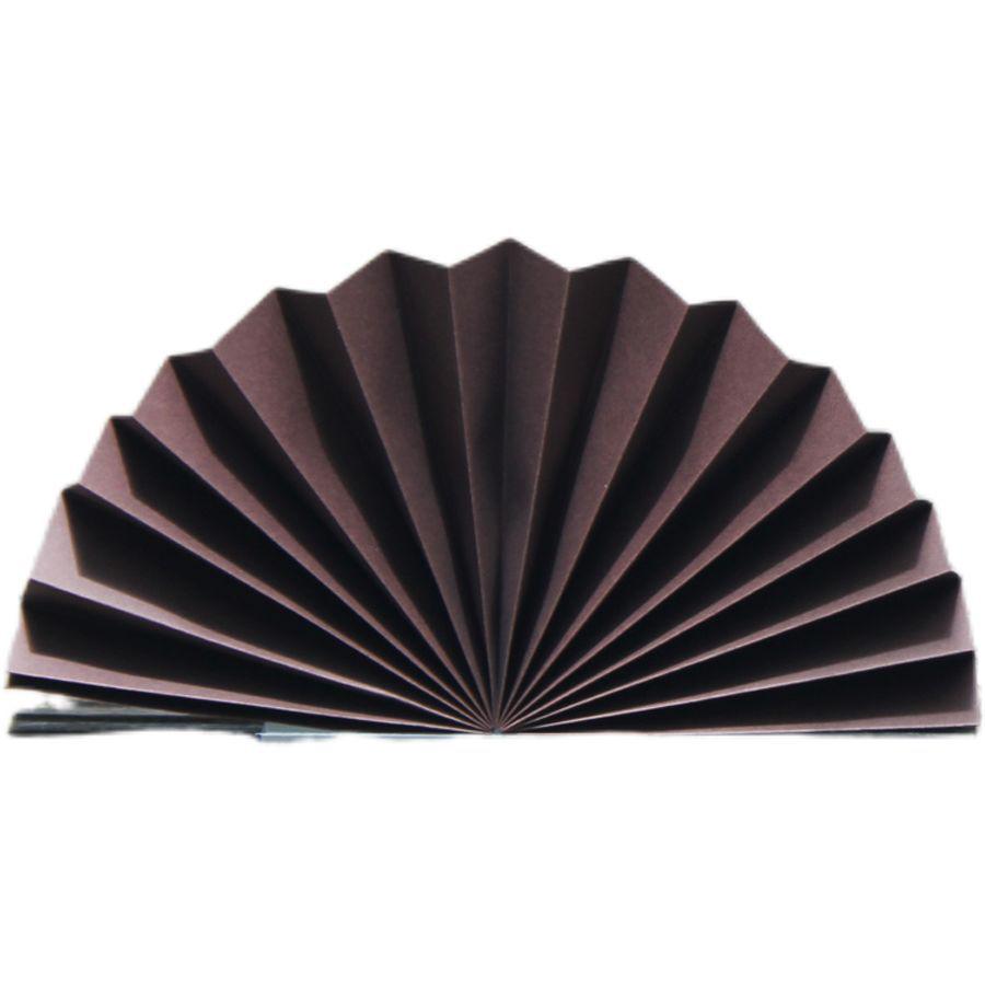 Red Semi-Circular Origami Craft Fan for Weddings, Photography, and Displays