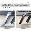 ABS Car Interior Door Handle Trim 4PS Fit for Toyot@ Land Cruiser Prado FJ150 150 2010 2011 2012 2013 2014 2015 2016 2017 2018 2019 Interior Car