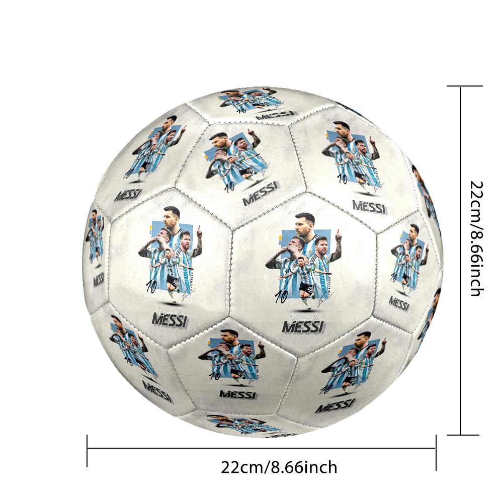 Argentina's Messi Celebration Size 5 Soccer Football Machine Sewn Indoor/Outdoor Universal Football Sports Enthusiast Gifts