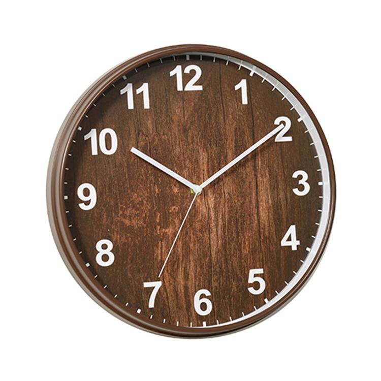 European Classic Luxury Art Deco Retro Vintage Plastic Quartz Analog Wall Clock for Home Decoration