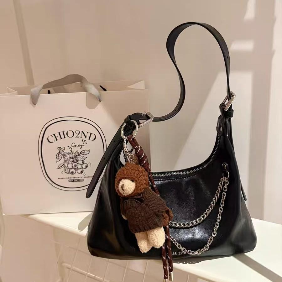 

Nanfeng Versatile Yes Golden Autumn Mocha Tote Bag Women s Large Capacity 2025 New Simple Commuter Shoulder Bag