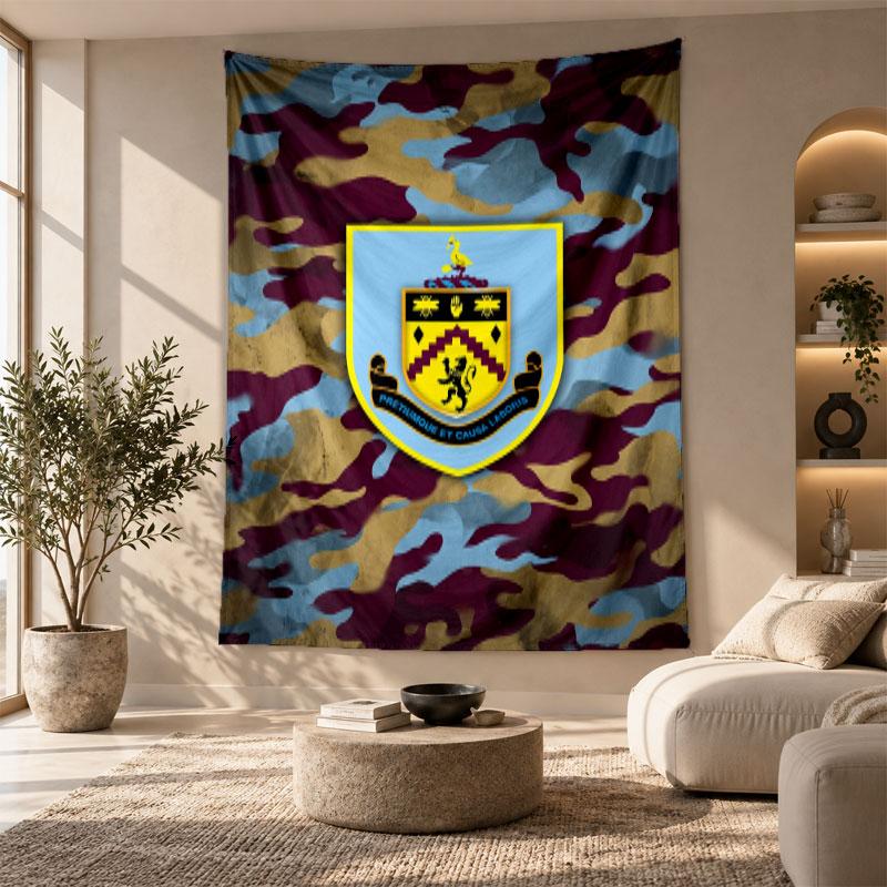 Decorative Tapestry,Burnley Football Printed Wall Art, Lightweight Wall Hanging For Bedroom Background