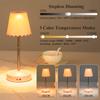 Rechargeable Desk Lamp Smart Cordless Adjustable Height Ambient Light Battery Powered Table Lamp for Bedroom Restaurant