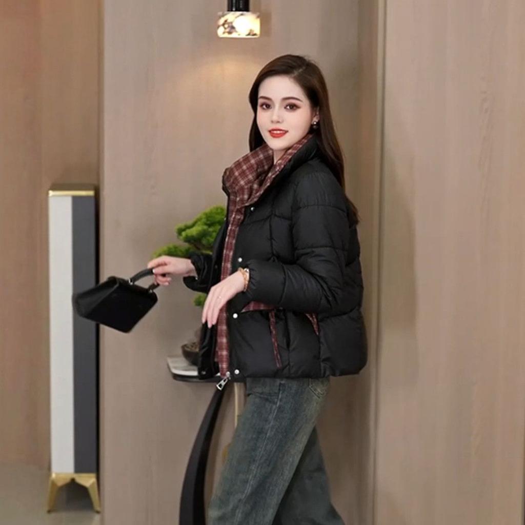 Fashion Short Cotton-padded Coat Ladies Winter  New Thick Down Jacket Women Parkas Casual Outcoat Western Style Overcoat Top