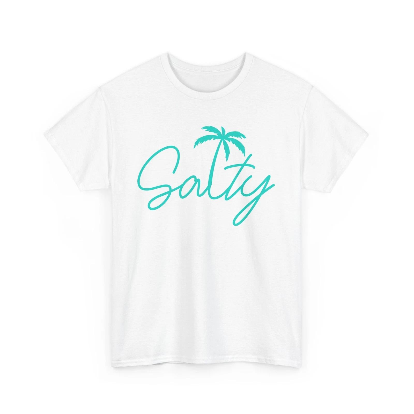salty Sunkissed & Happy T-Shirt | Fun & Stylish Summer Look Tee | Summer T-Shirt 3XL