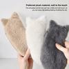 Kawaii Plush Cat Shaped Pen Bag With Soft Touch Cute Lightweight Large Capacity Stationery Storage Pen Bag Multi-Purpose Storage