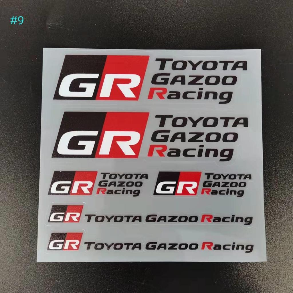 Autómatricák Stílusos Vinil Grafika Csíkok Autóajtó Első Fájl Napellenző Ablak Dekoráció Toyota Gr Sport C-Hr Rav4 Avensis TRD-hez