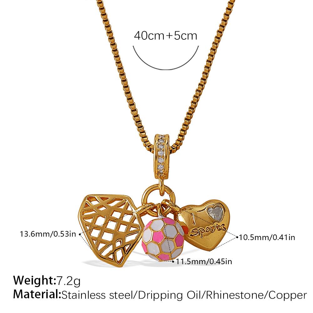 Retro Style Dripping Oil DIY Girl Fox Pendant Necklace Cute Versatile Heavy Industry Design Jewelry Woman