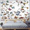 Home Wall Decoration Tapestry Butterfly Pattern Bedroom Background Office Living Room Tapestry
