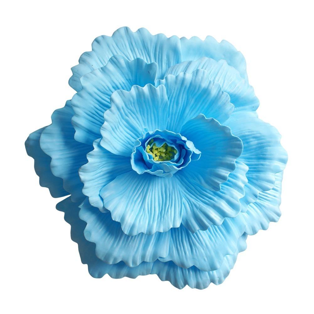 

PE Foam Material Giant PE Foam Rose Artificial Giant Wall Road Cited Flowers DIY Party небесно-голубой