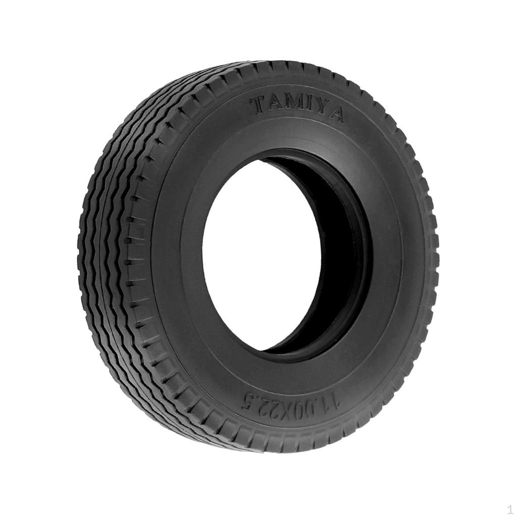 Hardened Rubber Wheel Tire High Grip Replacement Repair Parts for 1/14 Scale RC Vehicle