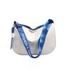 Stylish Casual White Black Blue Canvas Crossbody Bag For Women With Large Capacity