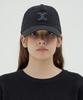 Bajal Va Curved Logo Nylon Ball Cap Black