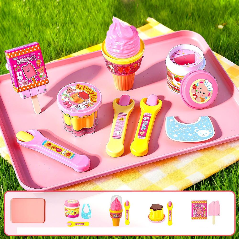 

Маленький набор для кормления пудингом в форме медвежонка, модель-симуляция, игрушки для ролевых игр, детская игрушка Style B 4pcs/set