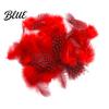 Feather Decorations for Colors 4.5-10cm Natural Chicken Guineahen Feathers Crafts 50Pcs Tail Bright Colored DIY