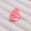 Natural Stone Teardrop Pendant, Striated Pink Crystal Charms for DIY Necklace & Bracelet, Boho Daily Wear Handmade Jewelry Craft Accessory Unisex Gift