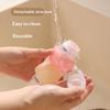 Dual-Head Squeeze Bottles for Travel - Refillable Leakproof Silicone Containers, Thick Wall Design for Shampoo,Conditioner