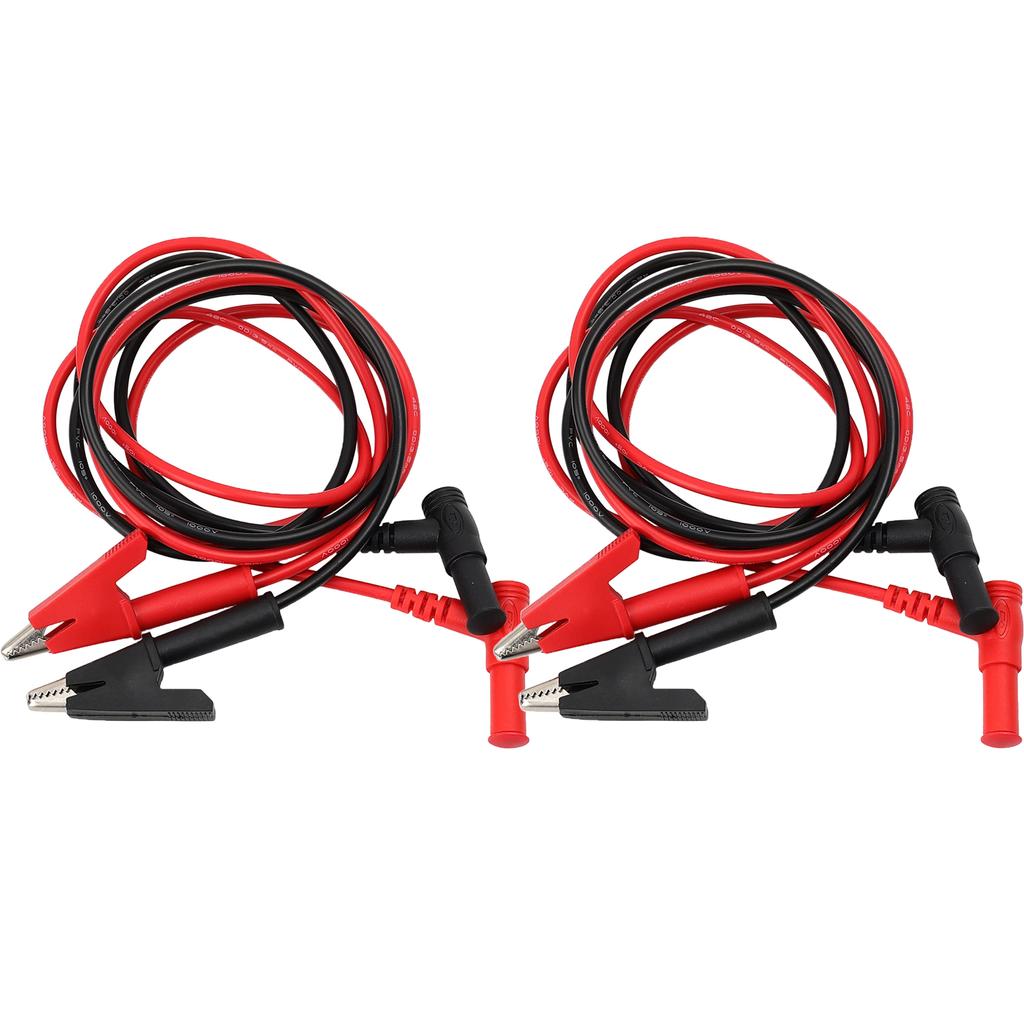 1/3set 108cm Alligator Clip To Banana Plug Test Cable Soft Cable Wires for Electrical Testing Lead Crocodile Clip Lab Multimeter
