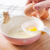 Egg Yolk Separator BPA-Free Plastic Egg White Filter with Ergonomic Handle Easy Clean Baking Gadget for Cakes Muffins Meringues Custards