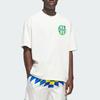 adidas Originals Basketball Crest Loose Fit Round Neck Sports Short Sleeve T-Shirt Unisex Tops KD3615
