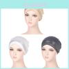 Polyester Sweater Knit Beanie Hat With Bright Silk Finish For All Seasons