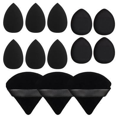 13 PSC Beauty Puff Set Large Beauty Blending Blender Spong 3 Corners Velvet Puff Finger Puff Makeup Foundation Makeup Tool