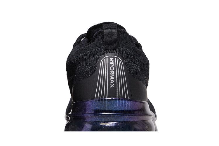 Women's Sneakers Nike Air Vapormax 2023 Flyknit Black Iridescent (Women's) Black/Metallic Silver/Multi-Color