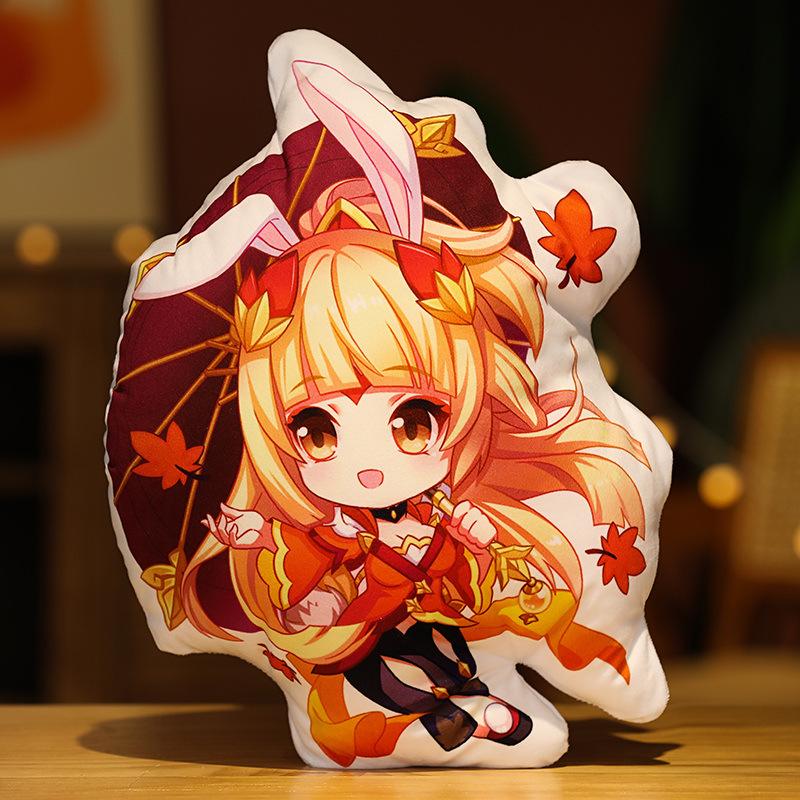 King Quality Premium Glory Video Game Hero Plush Cushion Pillow Soft Crystal Velvet Cartoon Print