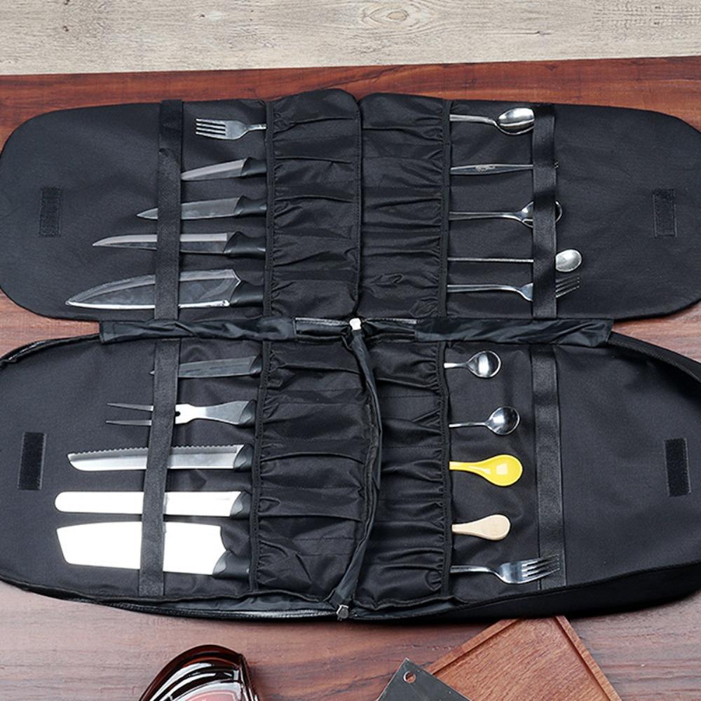 Kitchenware Backpack, Kitchen Storage Bag, Cutlery Storage Bag, Oxford Chef Bag, Portable Chef Toolkit, Outdoor Portable