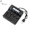 4 Slot 18650 Smart Charger with LCD Display Fast Stable And User-Friendly Ample Capacity Battery Charger for 26500 AA/AAA