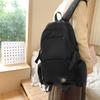 Men's Sports Backpack Women's Large Capacity Backpack Solid Color Student Schoolbag