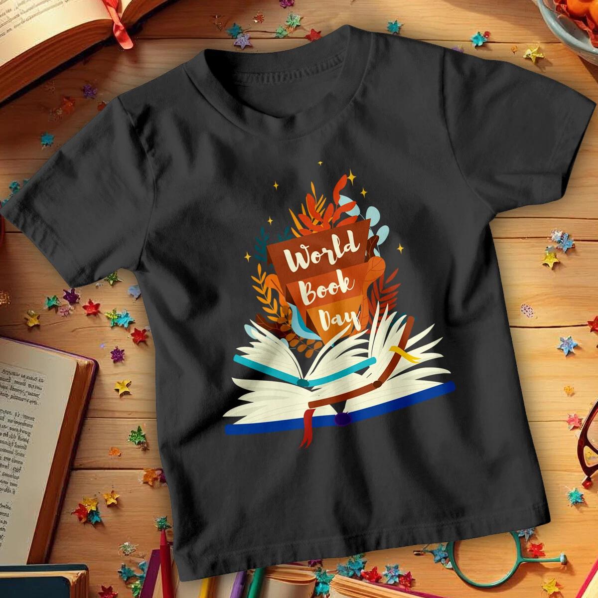 

Мальчики и Девочки Открытая Книга Всемирный День Книги Футболки Футболка Костюм Наряды Одежда#WBD L