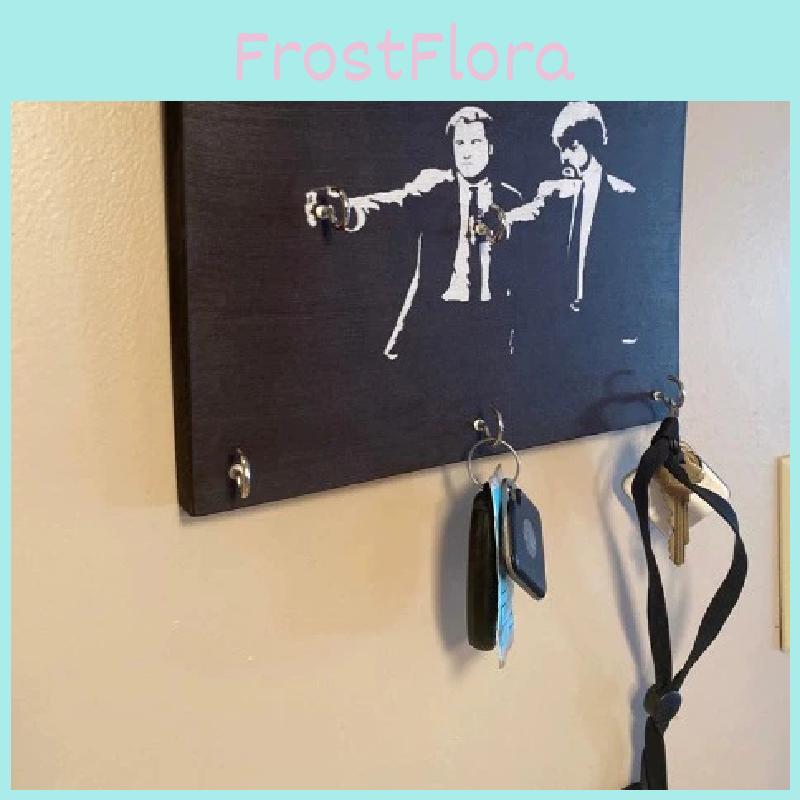 Motherfcker Keys Wooden Wall Key Hanging Tool For Household Commercial Settings