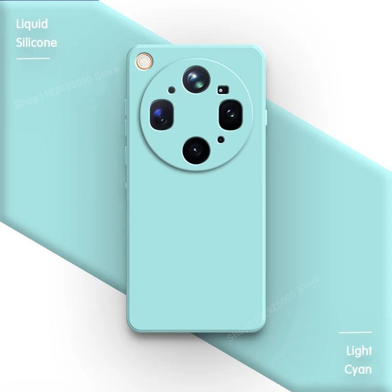 For OPPO Find X9 Ultra X9 Pro Case Liquid Silicone Camera Lens Protector Phone Cases for OPPO Find X9 Ultra X9 Pro Soft Cover