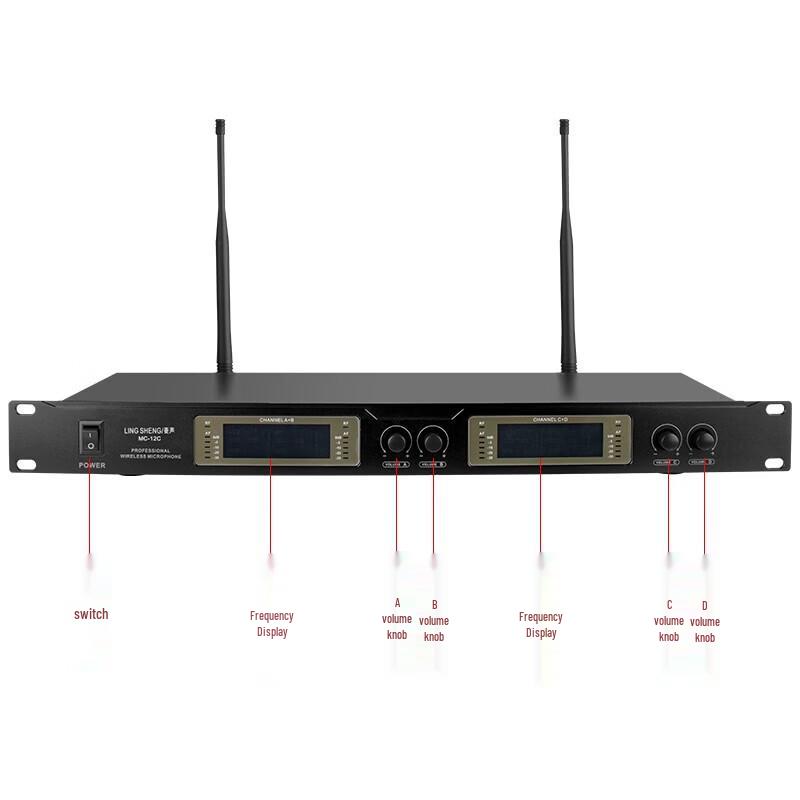 LINGSHENG Professional KTV & Conference Audio System CN plug (adapter included)