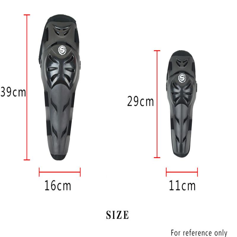 Motorcycle Riding Knee Pads Elbow Pads Four-piece Set