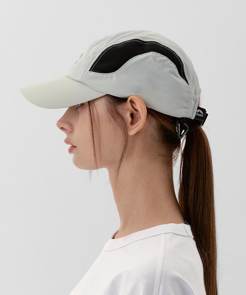 Sanlo [Unisex] Sunshade Nylon Ball Cap - Light Grey
