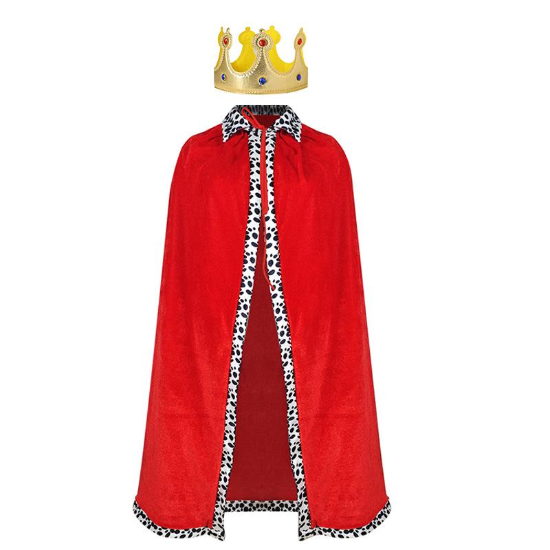 Children's Halloween King Crown & Scepter Cosplay Props