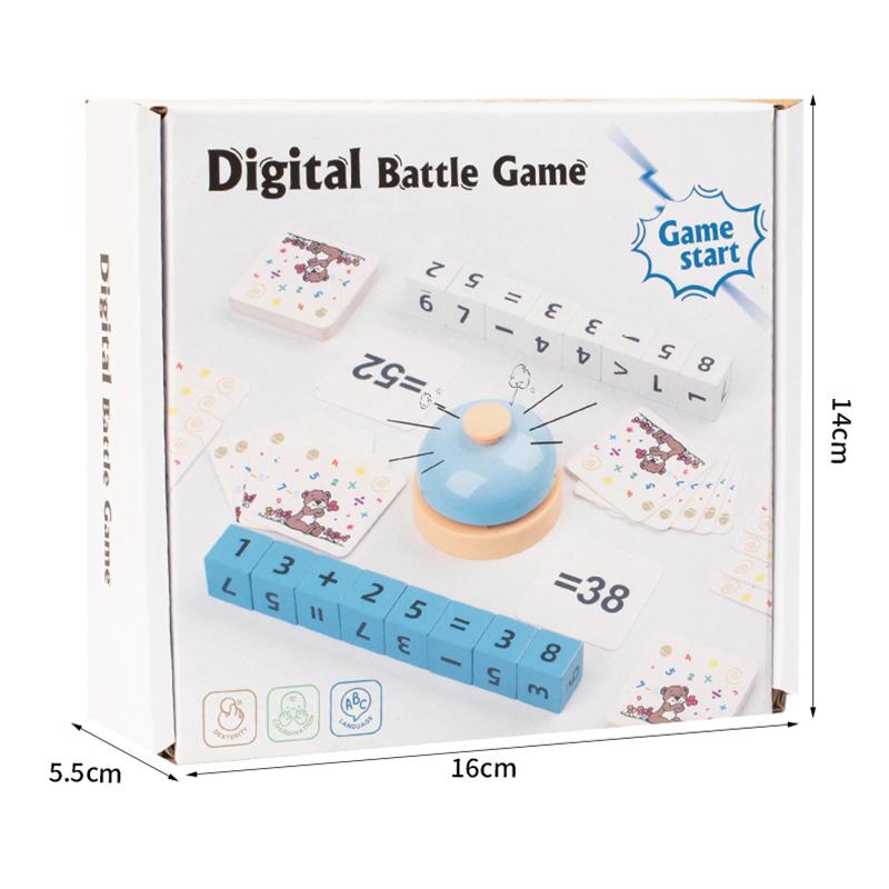 

Kids Wood Material Number Calculation Battle Modules Addition Subtraction Multiplication Division Operation Math Games Educational Tool Toy Sets