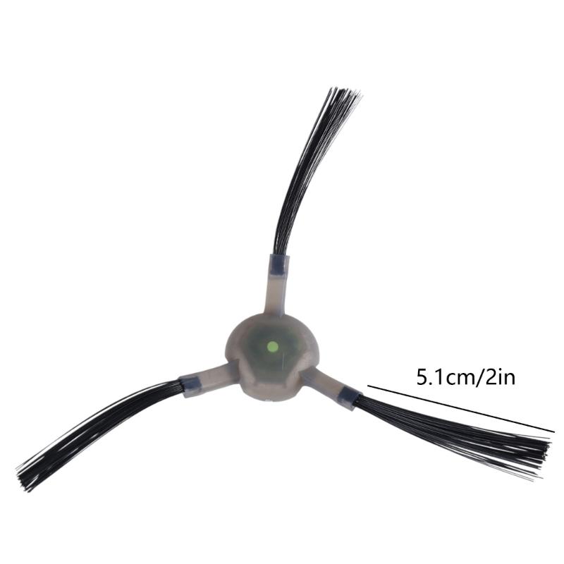 4 Pair 3-Arm Side Brush Vacuum Cleaner Side Brush for Lefant M210 M210S M210B M213 Universal Part Easy to Install