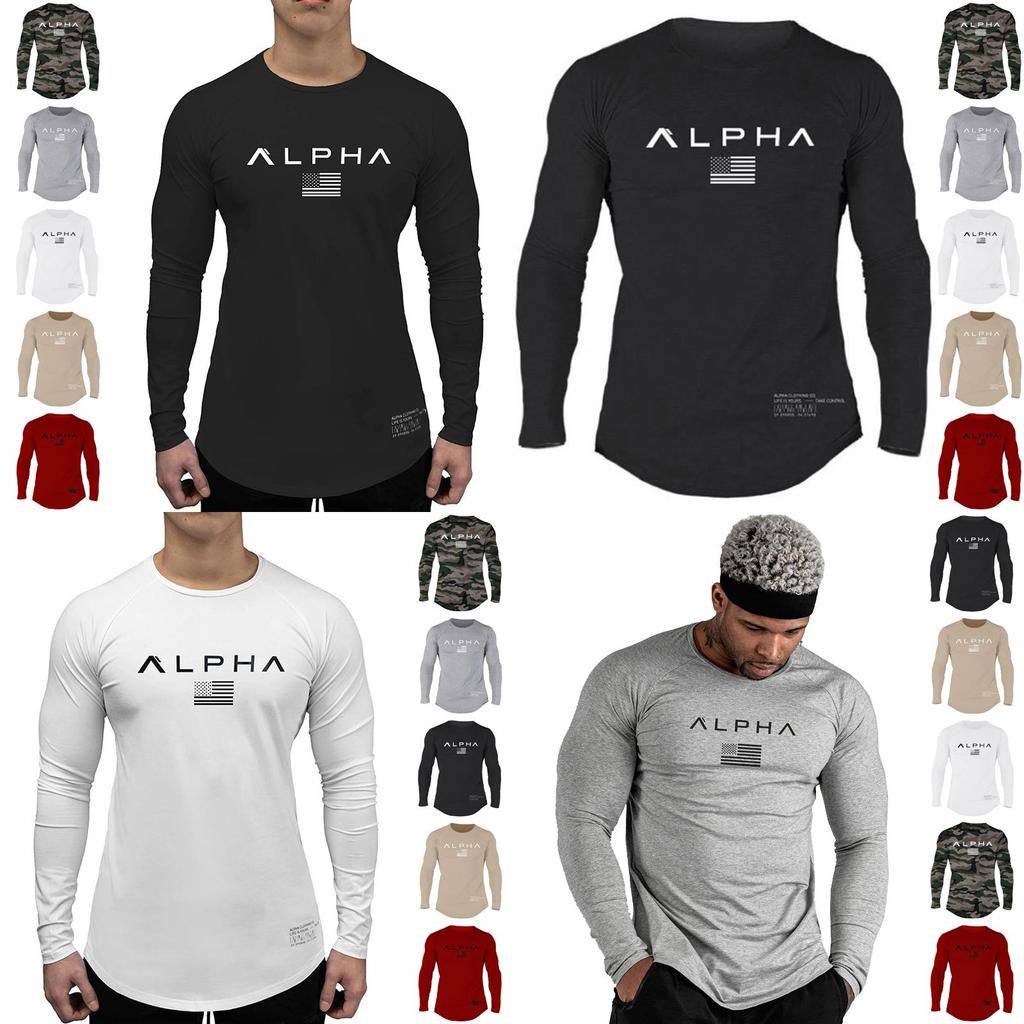 Men's Gym Bodybuilding Fitness Muscle Workout Crew Neck T-shirt With Soft Breathable Material