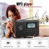 V115 Radio FM AM SW Portable Radios Rechargeable Shortwave Radio Batteries Full Wave USB Recorder Speaker for Elders