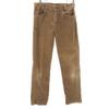 80s 719-1529 Vintage Button Back 22 Corduroy Pants W28 Brown Men's Used