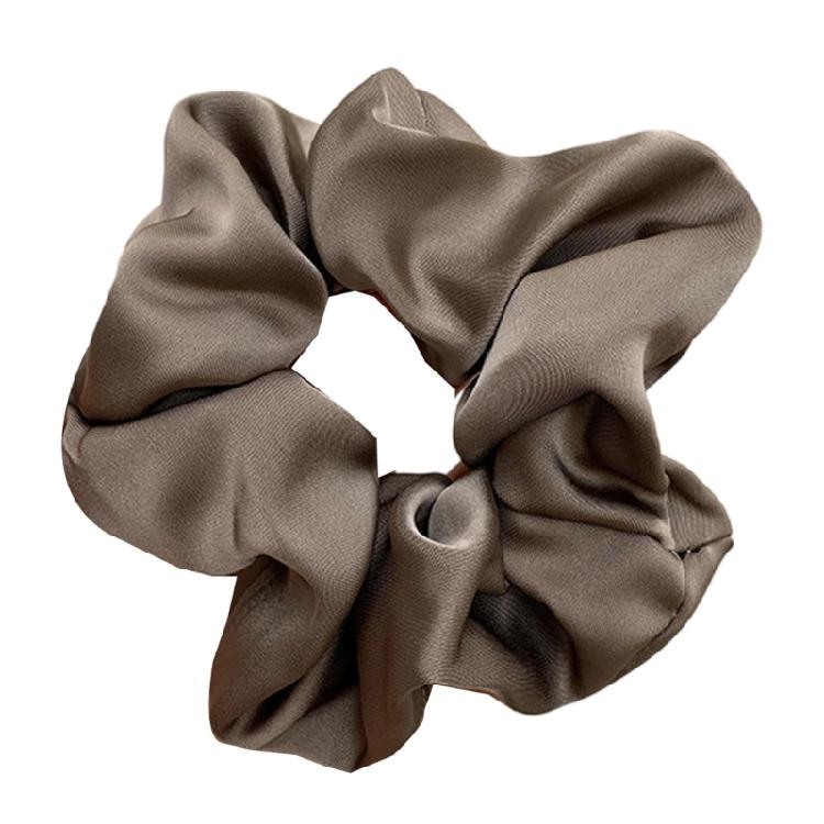 Elaborate Silk Like Hair Tie for Women Hair Rings Elegant Ruched Silk Like Scrunchies Oversized Hair Rope Hair Tie
