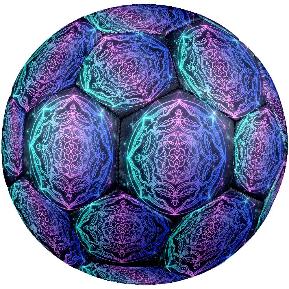 1pc Cosmic Mandala Size 5 Soccer Ball Professional Match Training Football Indoor &Outdoor Sports Ball Training Ball Lightweight Durable y6