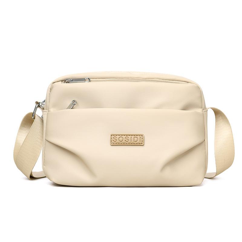 Lightweight Water-repellent Nylon Crossbody Small Square Bag Women's Shoulder Mobile Phone Bag