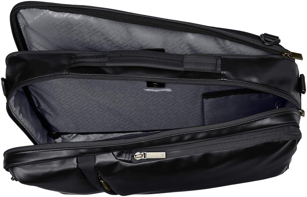 Ace Gene Gadgetable WR Business Bag, Fits 15-inch PCs, Includes Setup, 55544, Black