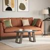 VidaXL Pieds de table basse en U 2 pièces Acier naturel 38 x (42-43) cm Acier 4012763